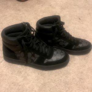 Coach high top shoes